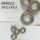 1 pcs 6800 6800Z ZZ Miniature Bearings thin bearing 10X19X5 10*19*5 mm 6800ZZ 2Z  free shipping