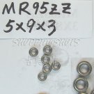 (50) MR95 MR95Z Miniature Bearings ball Mini bearing 5X9X3 mm 5*9*3 MR95zz ZZ 2Z free shipping
