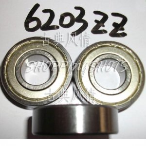 (10pcs) 6203-2Z ZZ Deep Groove Ball Bearing ABEC1 17x40x12 17*40*12 6203Z 6203ZZ  free shipping