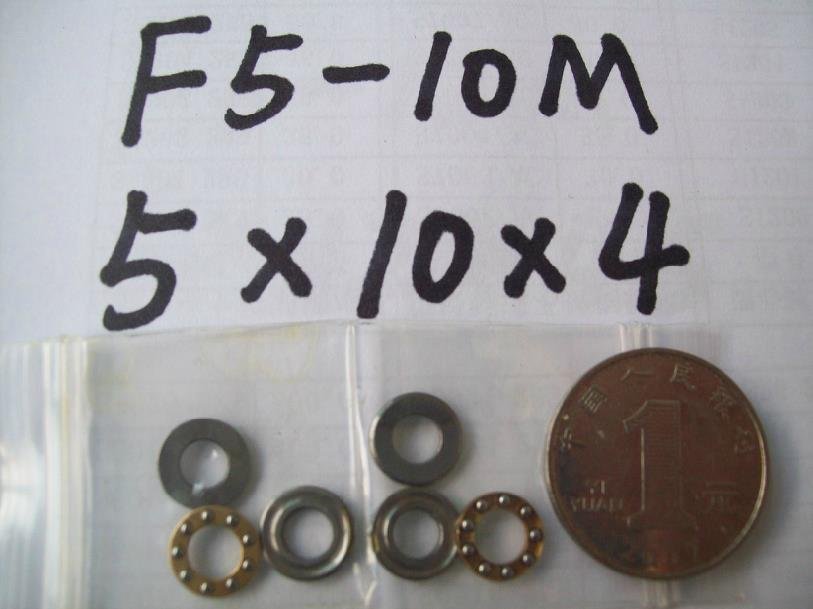 1pcs 5 x 10 x 4 mm F5-10M Axial Ball Thrust quality Bearing 3-Parts 5*10*4 ABEC1