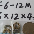 1pcs 6 x 12 x 4.5 mm F6-12M Axial Ball Thrust quality Bearing 3-Parts 6*12*4.5 1pcs 6 x 12 x 4.5 mm F6-12M Axial Ball Thrust quality Bearing 3-Parts 6*12*4.5