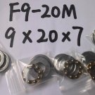 10pcs 9 x 20 x 7 mm F9-20M Axial Ball Thrust quality Bearing 3-Parts 9*20*7 ABEC1