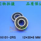 2 pcs 16101-2RS Deep Groove Ball Bearing 12x30x8 12*30*8 mm bearings 16101RS
