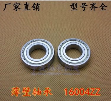 2 pcs 16004-2Z Deep Groove Ball Bearing 20x42x8 20*42*8 mm bearings 16004ZZ ZZ