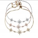 Pave Cz Star Adjustable Bracelet