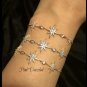Pave Cz Star Adjustable Bracelet