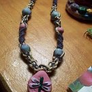 Dragonfly hemp necklace