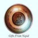 6" Inside Crafted Singing Meditation Bowl,Made of 7metal,Handmade,Nepal 2033