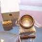 Tibetan Singing Bowl - 3" Handcrafted design Made in Nepal - White