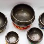 Chakra Healing Singing Bowls -Tibetan Singing Bowl Sets of 5 -Antique Chakra Set