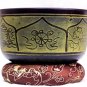 Tibetan Buddha yoga Singing Bowls healing and Meditation Bowl with Cushion -5.5"