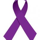 10 Purple Awareness Ribbon Tattoo Stickers
