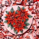 100 Poinsettia Pinecones Lot 3 Mosaic Tiles