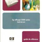 HP Officejet 5500 Series Guide French Version Hewitt-Packard Printer All-in-one