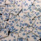 96 BLUE CHINTZ FLOWERS Mosaic Tiles