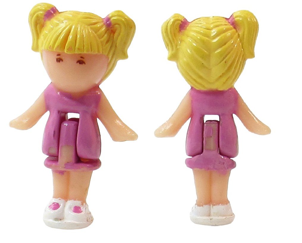 Polly Pocket Vintage Doll 1989 Tiny Tina's Dinnertime Ring - Tiny Tina (49738)