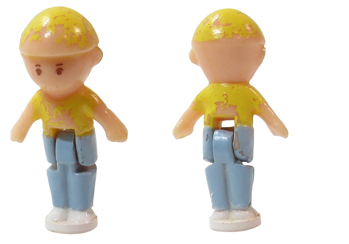 Bague Polly Pocket Wee Willie's Stunt Plane Bluebird - 1989 - Mattel - Neuf