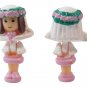 Polly Pocket Vintage Doll  1993  Wedding Chapel - Bride Nancy Bluebird Toys (51098)