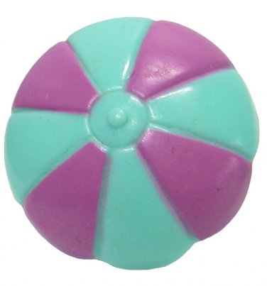 Polly Pocket Vintage 1995  Pop-up Party House Clubhouse - Turquoise/Magenta Umbrella (50202)