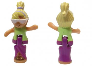 1995 Polly Pocket Vintage Pool Party on the Go - Polly Bluebird Toys (50399)