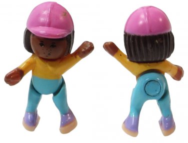 1995 Vintage Polly Pocket Dolls Pony Jumpin' Fun - Kim Bluebird Toys (50363)