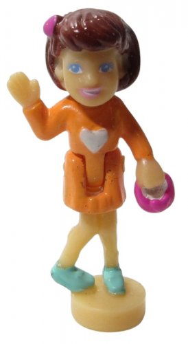 Polly Pocket Dolls 2002 Vintage  Amusement Park - Lila (50670)