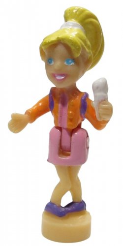 Polly Pocket Dolls 2002 Vintage  Amusement Park - Polly (50543)