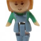 1989 Polly Pocket Dolls Vintage Jewel Case (Farm) Playset - Midge (50843)