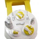 Polly Pocket Doll Vintage 1989 Tiny Tina's Dinnertime - White RING TOP ONLY (50781)