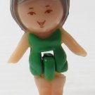Polly Pocket Vintage Doll 1989 Little Lulu Bathtime Ring - Little Lulu Bluebird (53452)