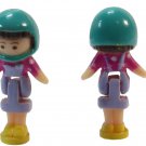 1994 Polly Pocket Vintage Dolls Scooter Fun - Lulu Bluebird Toys (48503)