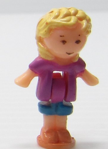 Polly Pocket Vintage Doll Figure 1989 Wild Zoo World - Polly Bluebird Toys (53319)