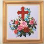 Ribbon Embroidery Wall Art //home decor//Love with you