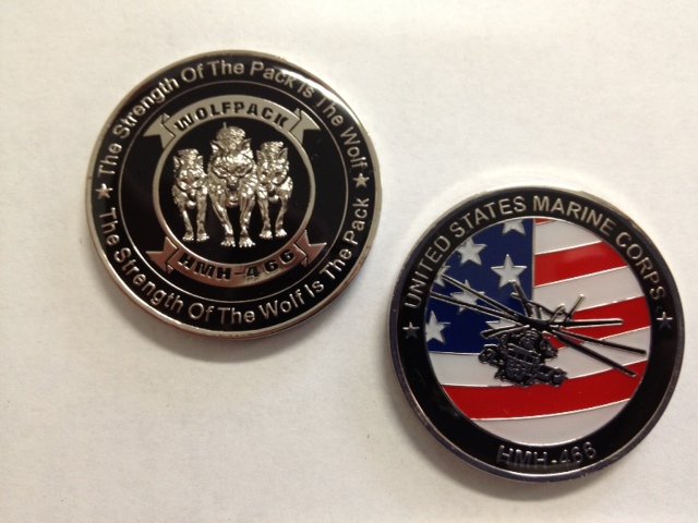 Wolfpack Squadron Coin