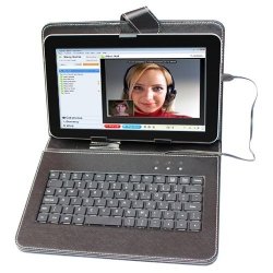 9-Inch Android 4.0 8GB  Multi-Touchscreen Tablet with Built-In Camera With KayPad Case