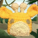 Babies hat Girrafe Yellow