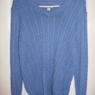 CROFT & BARROW LARGE BLUE SWEATER NEW NO TAGS