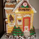 HAND PAINTED PORCELAIN CANDY SHOP NEVER USED WITH BOX