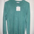 CROFT & BARROWS GREEN LONG SLEEVE TOP SIZE MEDIUM NEW WITH TAGS