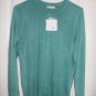 CROFT & BARROWS GREEN LONG SLEEVE TOP SIZE MEDIUM NEW WITH TAGS