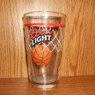 ONE COORS LIGHT TOURNEY TIME GLASS