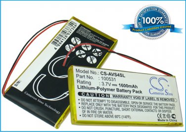 1600mAh Battery For Archos 43 Vision, 43 Vision EU, 43 Vision US