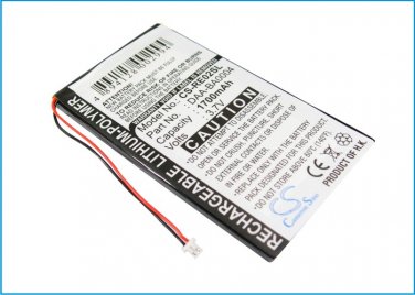 1700mAh Battery For Creative Zen Touch 20GB, Zen Touch 40GB, DAP-HD0014