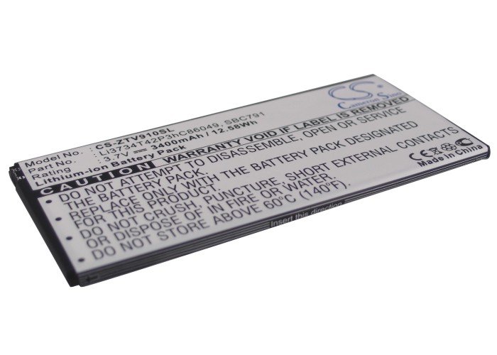Li-Polymer Battery for ZTE A450 Blade A450 Blade V2 Lite 3.8V 3400mAh