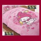 NEW SANRIO MY MELODY- kiss , TWIN BED COVER WITH 1 PILLOW CASE