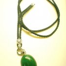 NEW 100% NATURAL JASPER JADE NECKLACE/ PENDANT, BRING GOOD ENERGY, GOOD LUCK