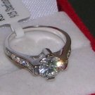 Round Cut Genuine Briolite Wedding Ring Sz 5 6 7 8 9 10