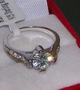 Round Cut Genuine Briolite Wedding Ring Sz 5 6 7 8 9 10