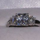 Princess Cut Genuine Briolite Ring Sizes 5 6 7 8 9 10