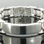 $199 Men Genuine Stainless Steel Rolling Wheel Bracelet